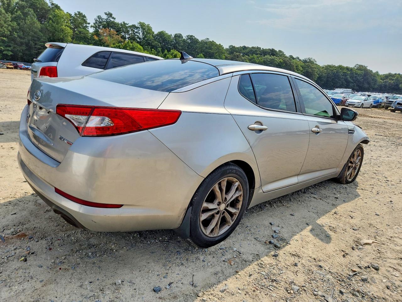 2012 Kia Optima Ex Silver vin: 5XXGN4A67CG065635