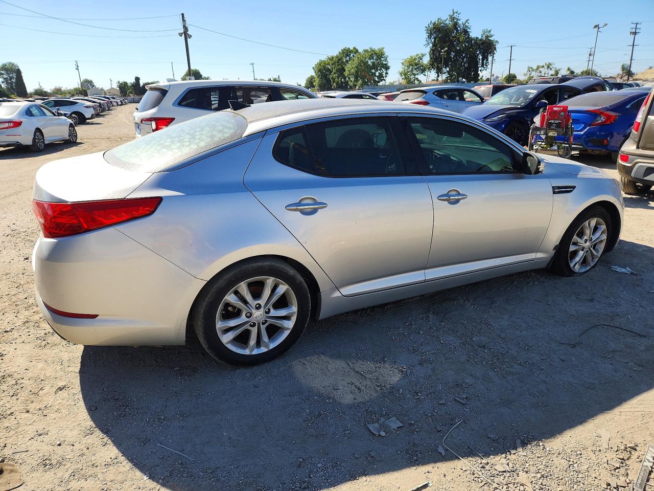 2013 Kia Optima Ex Silver vin: 5XXGN4A70DG201114