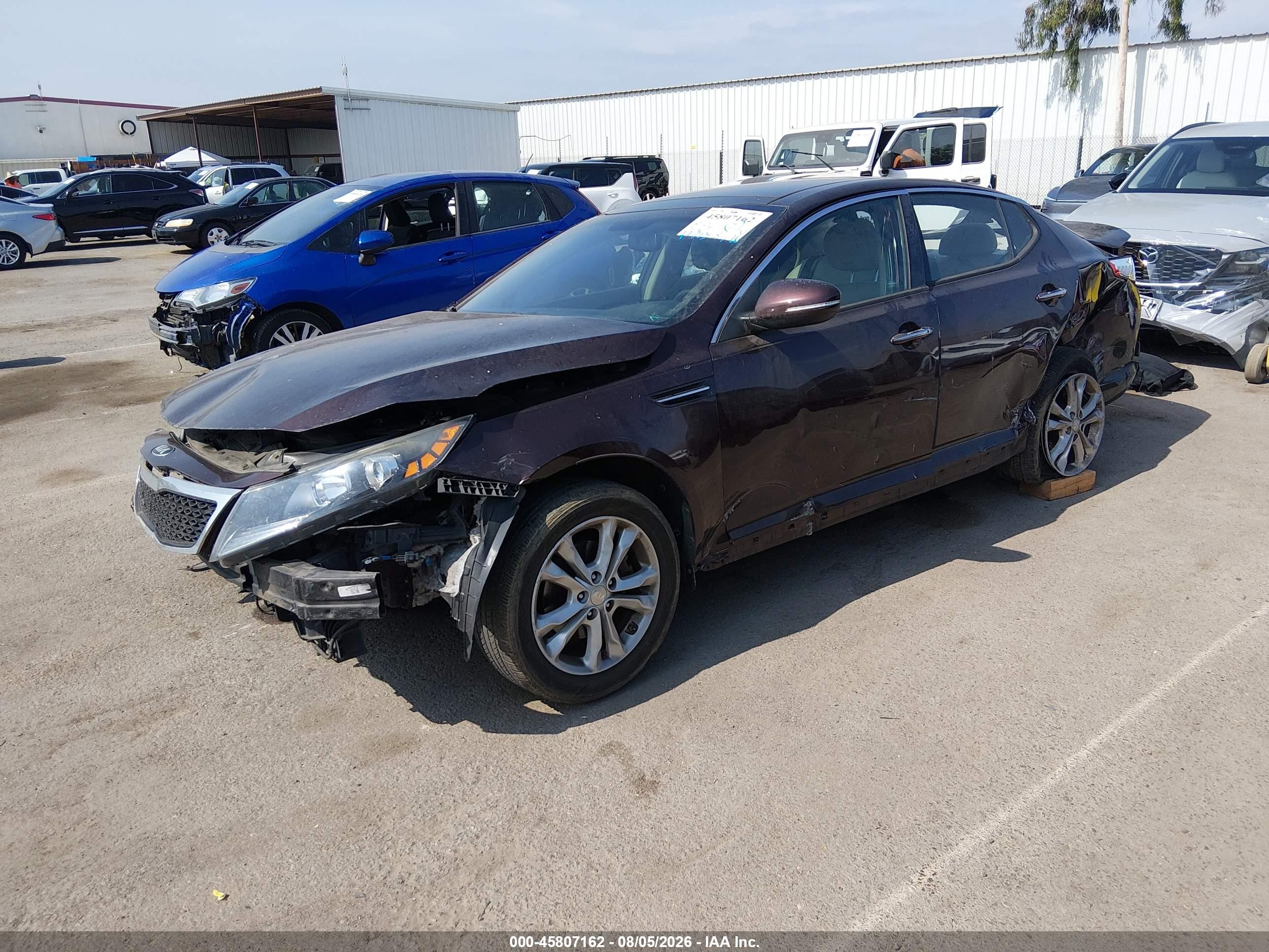 2013 Kia Optima Ex Maroon vin: 5XXGN4A70DG217622