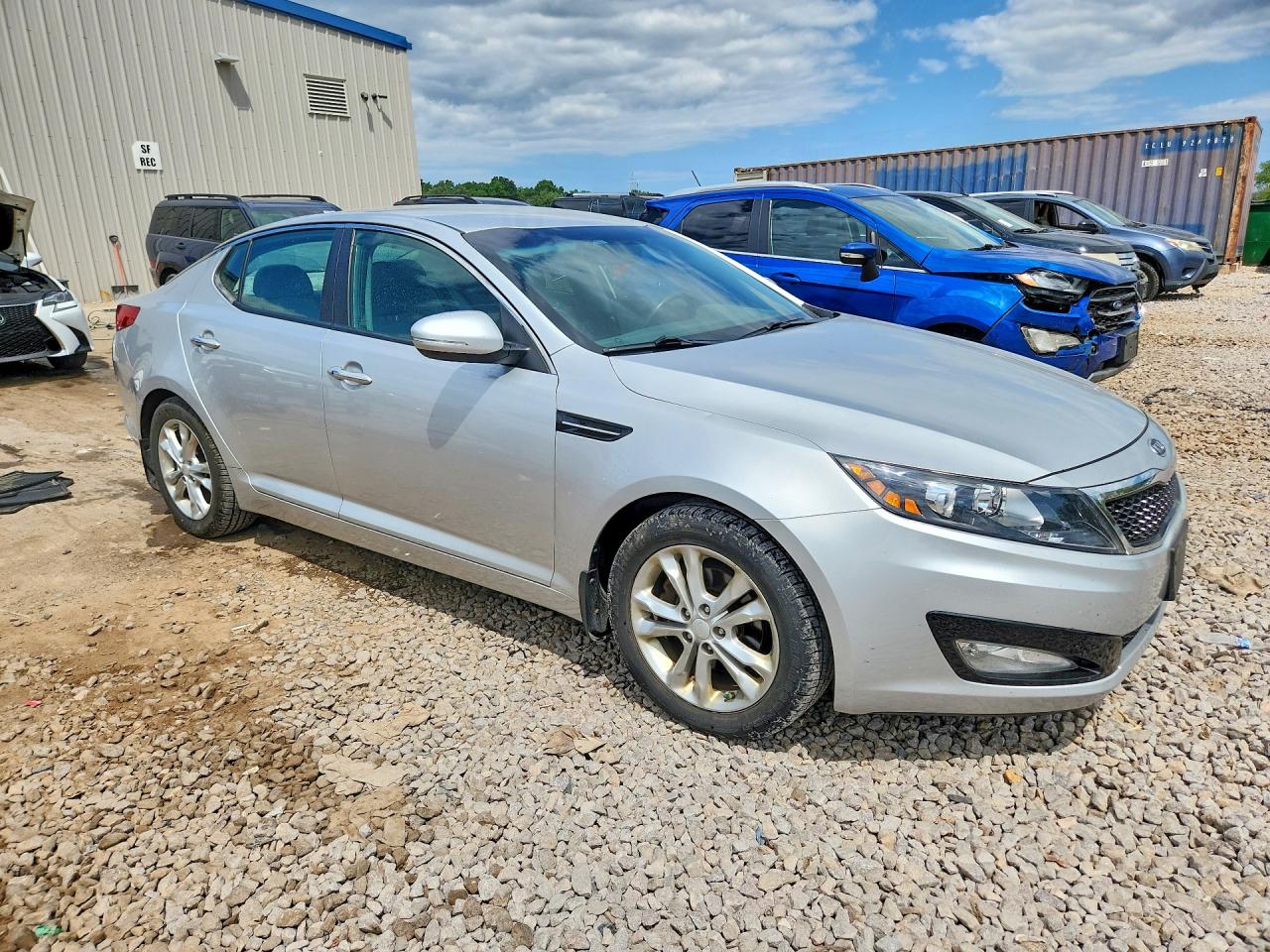 2012 Kia Optima Ex Silver vin: 5XXGN4A71CG005536