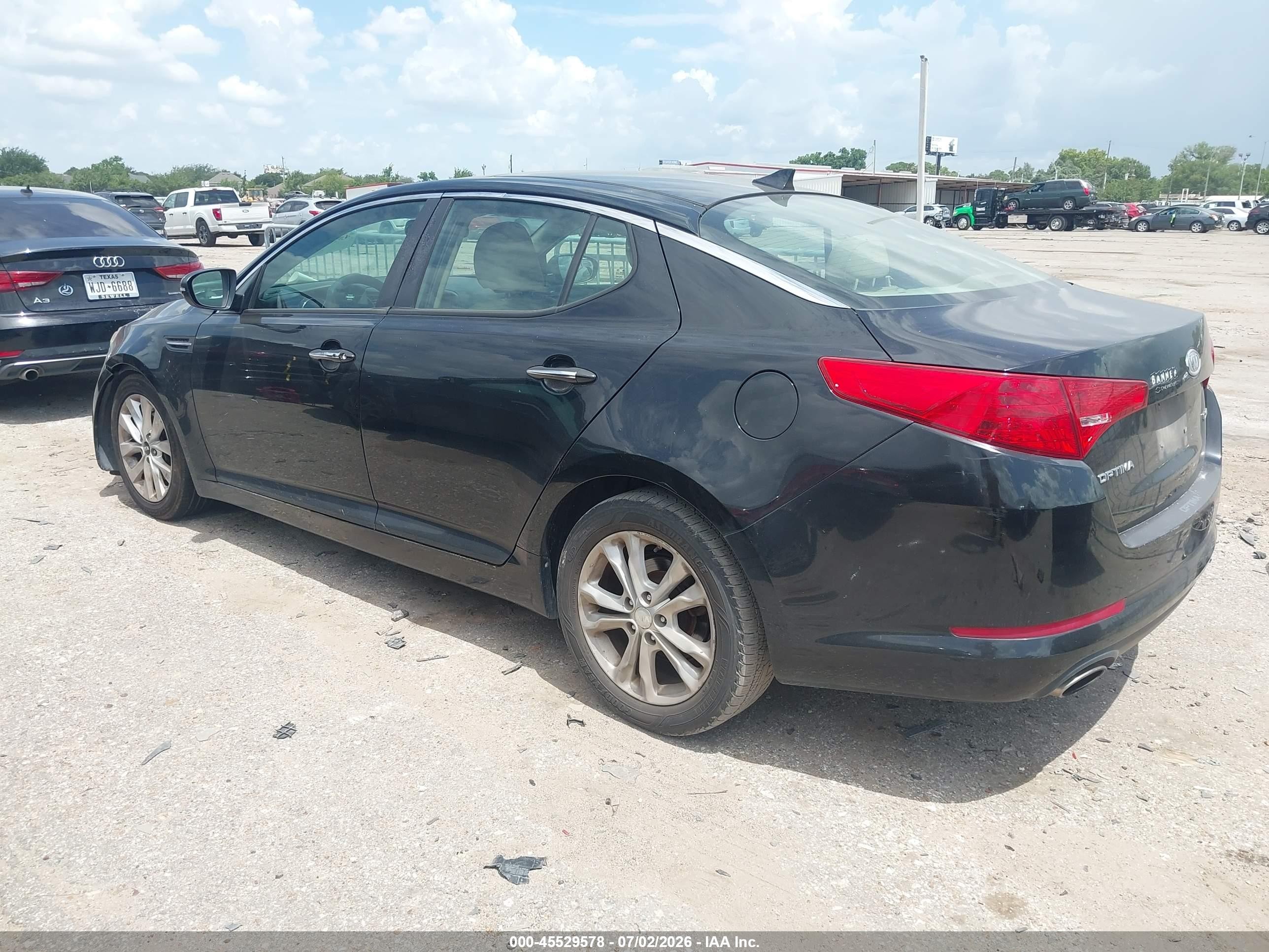 2012 Kia Optima Ex Black vin: 5XXGN4A71CG018657