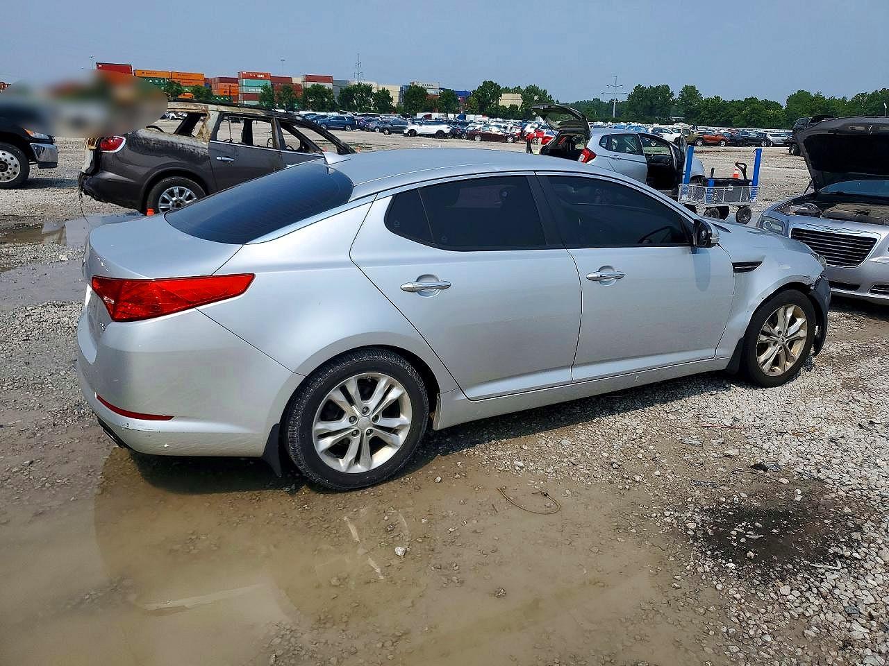 2012 Kia Optima Ex Silver vin: 5XXGN4A71CG073402