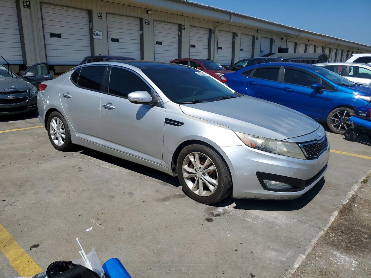 2013 Kia Optima Ex Silver vin: 5XXGN4A71DG185716