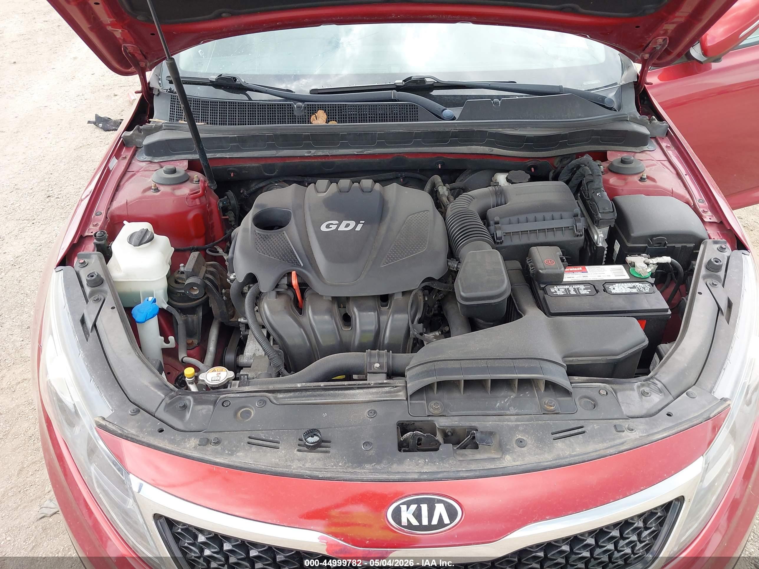 2013 Kia Optima Ex Красный vin: 5XXGN4A71DG245137