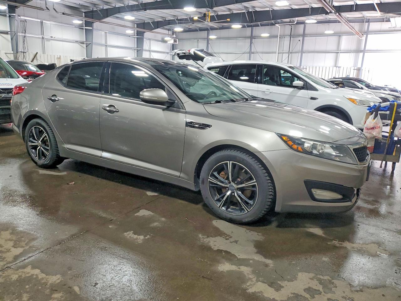 2013 Kia Optima Ex Серый vin: 5XXGN4A71DG248491