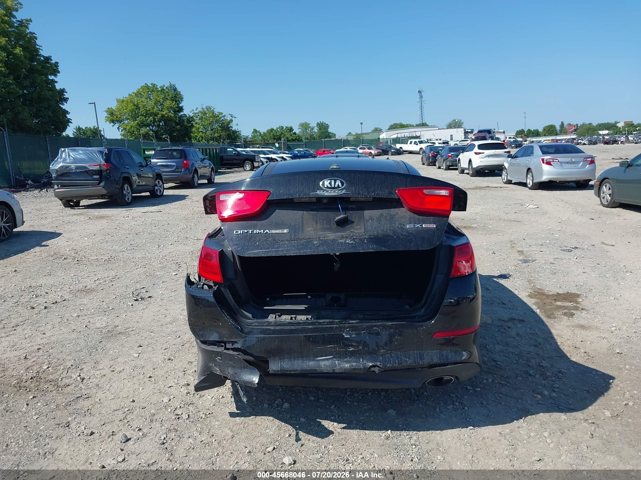 2014 Kia Optima Ex Black vin: 5XXGN4A71EG274879