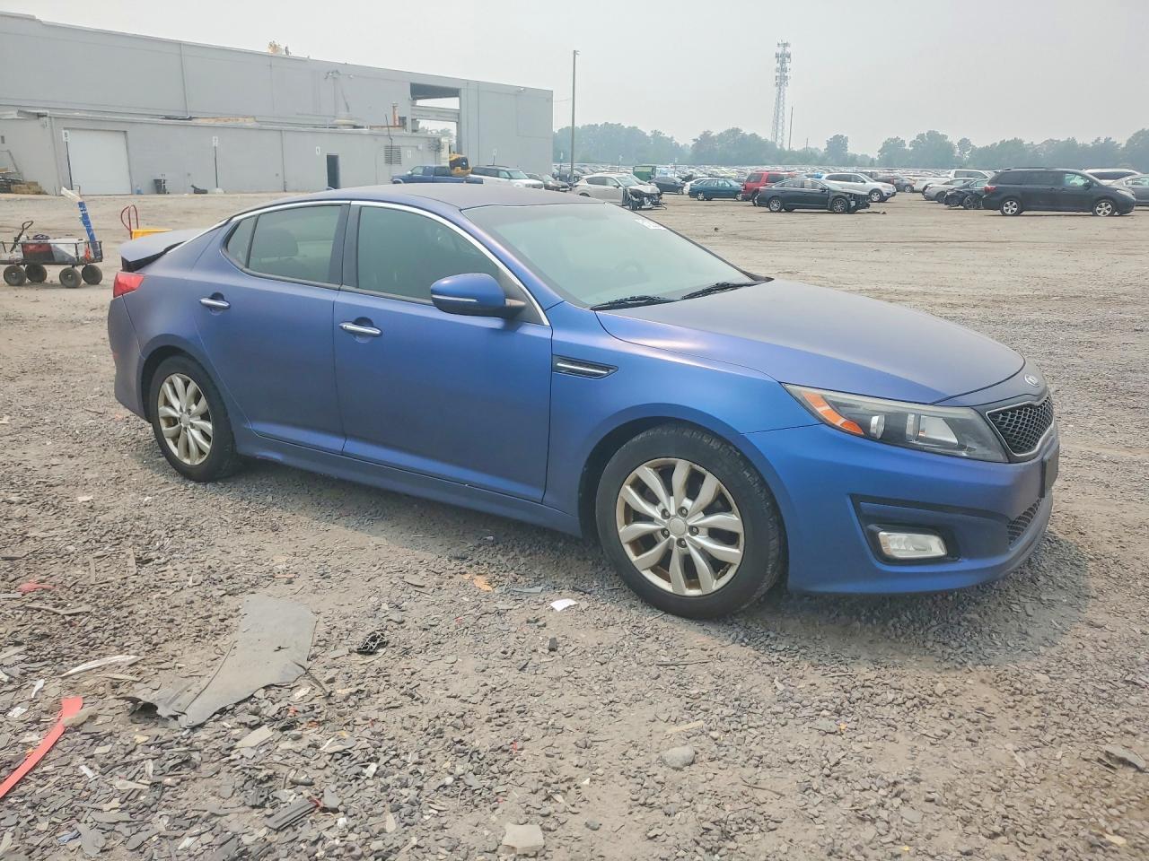 2015 Kia Optima Ex Blue vin: 5XXGN4A71FG484643