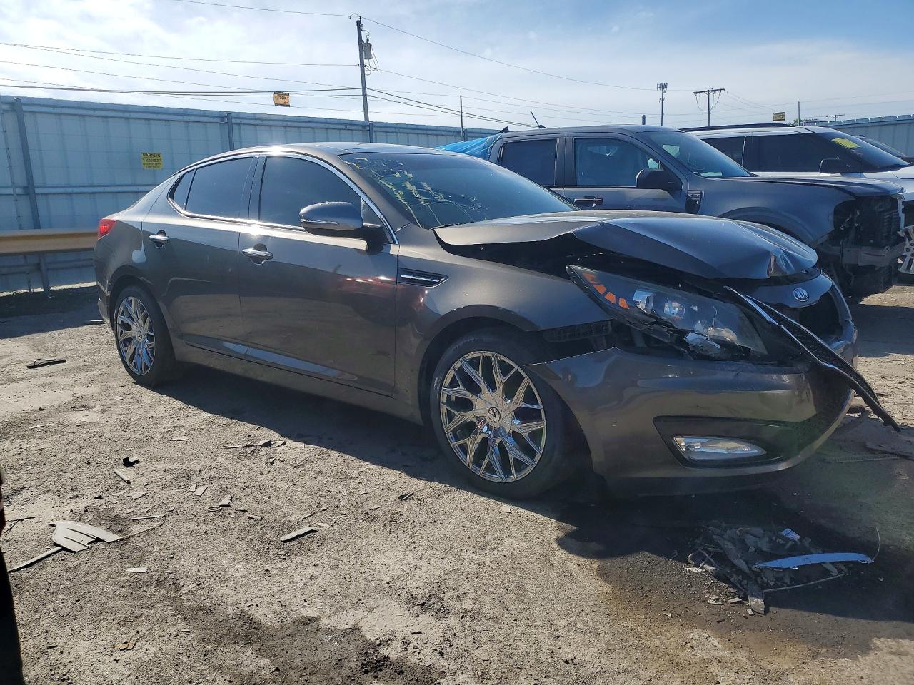 2013 Kia Optima Ex Gray vin: 5XXGN4A72DG155740