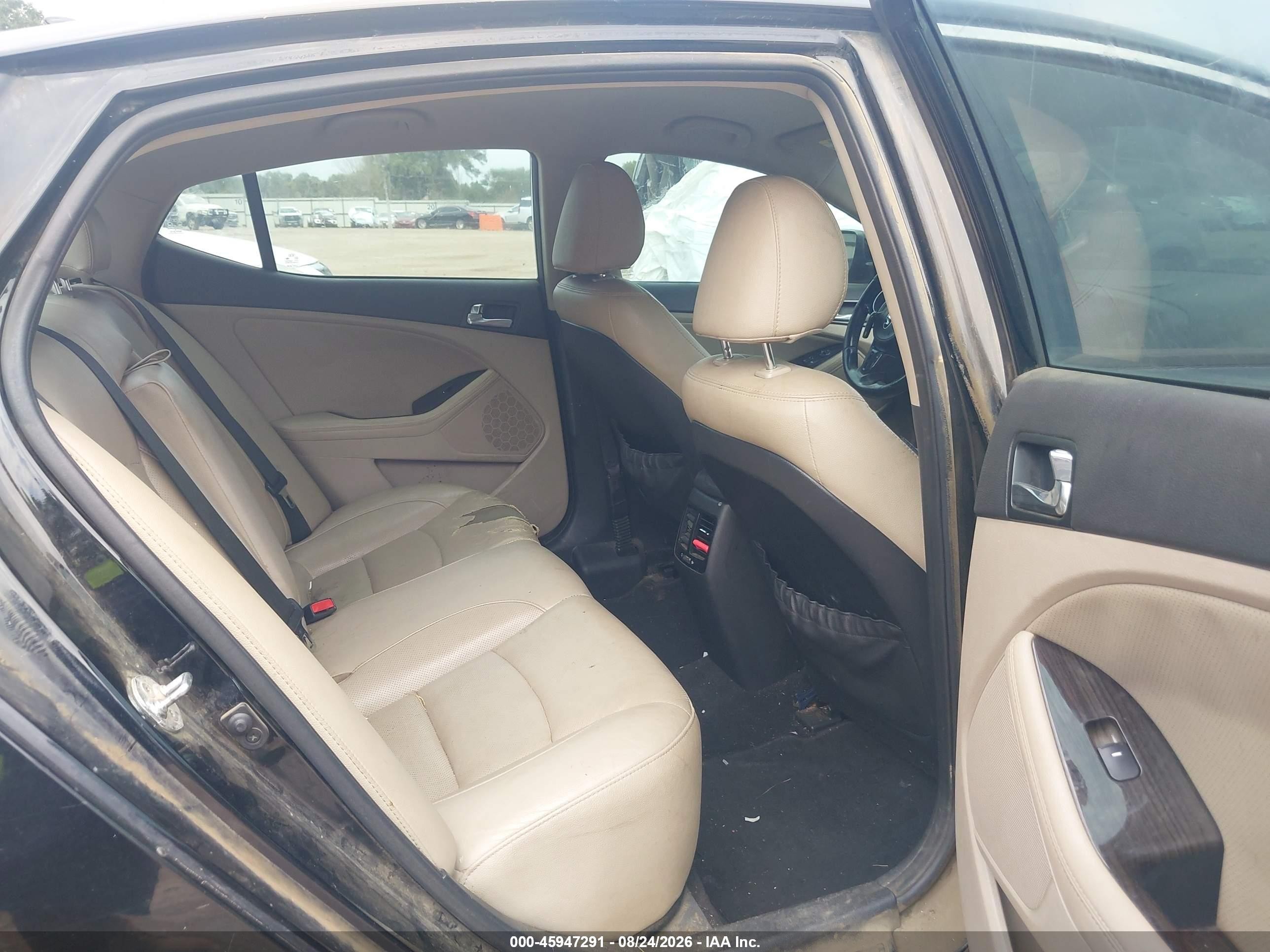 2015 Kia Optima Ex Черный vin: 5XXGN4A72FG377620