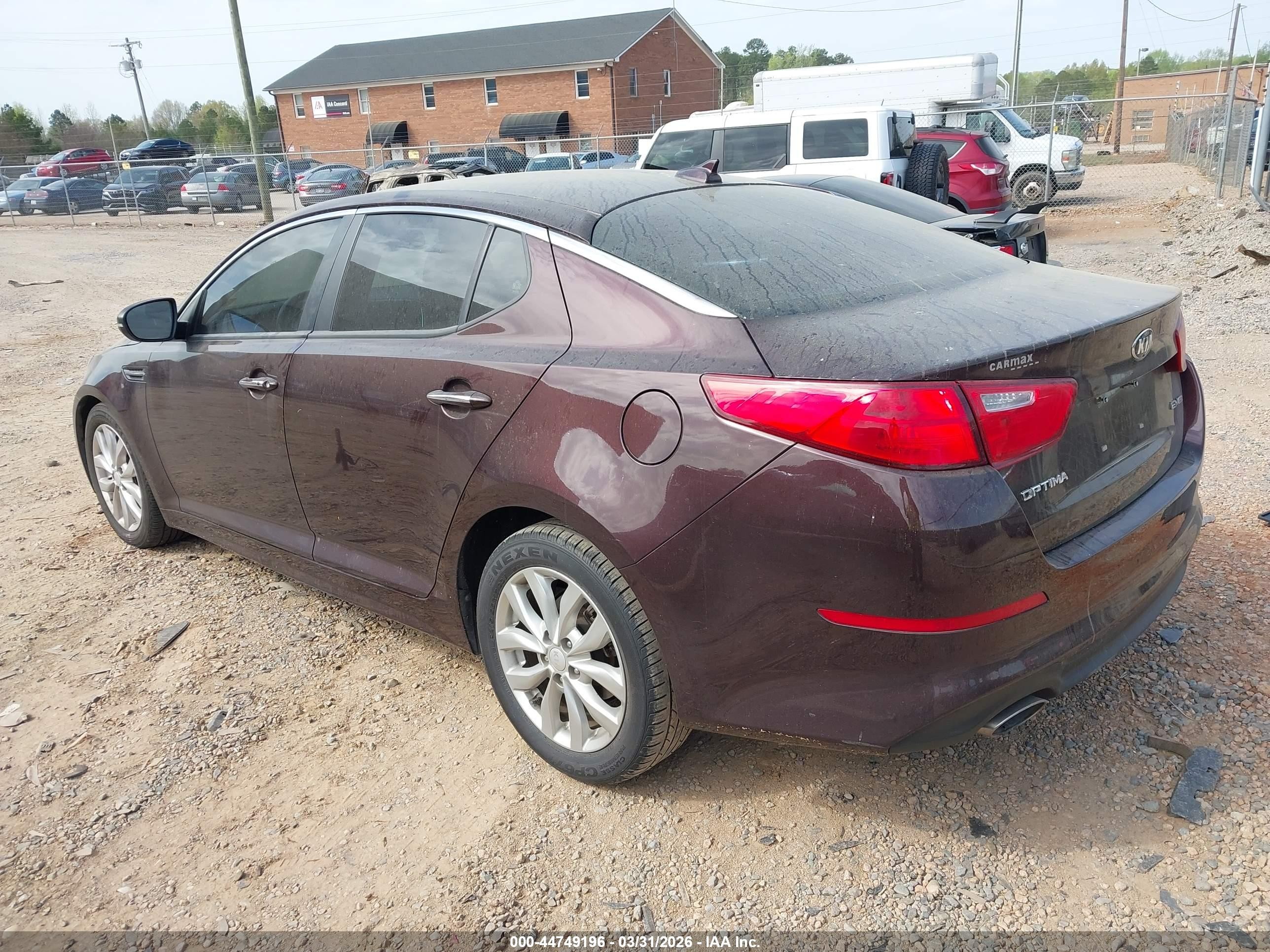 2015 Kia Optima Ex Burgundy vin: 5XXGN4A72FG444698