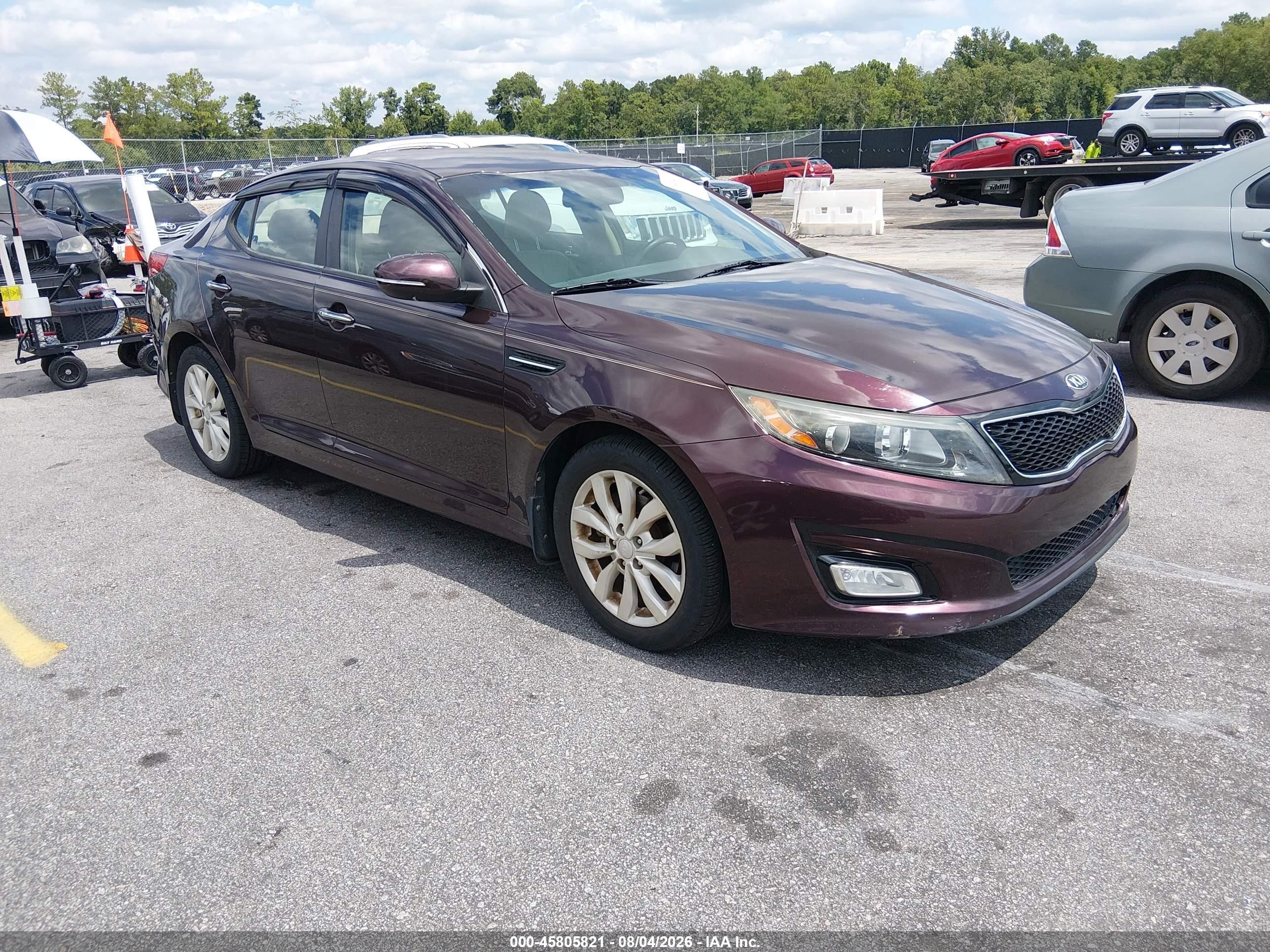 2015 Kia Optima Ex Maroon vin: 5XXGN4A72FG479824