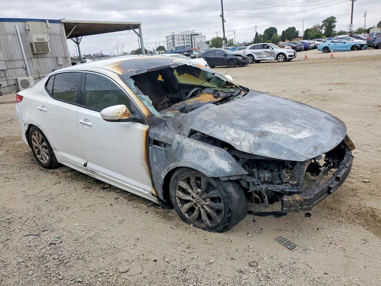 2014 Kia Optima Ex Белый vin: 5XXGN4A73EG302231