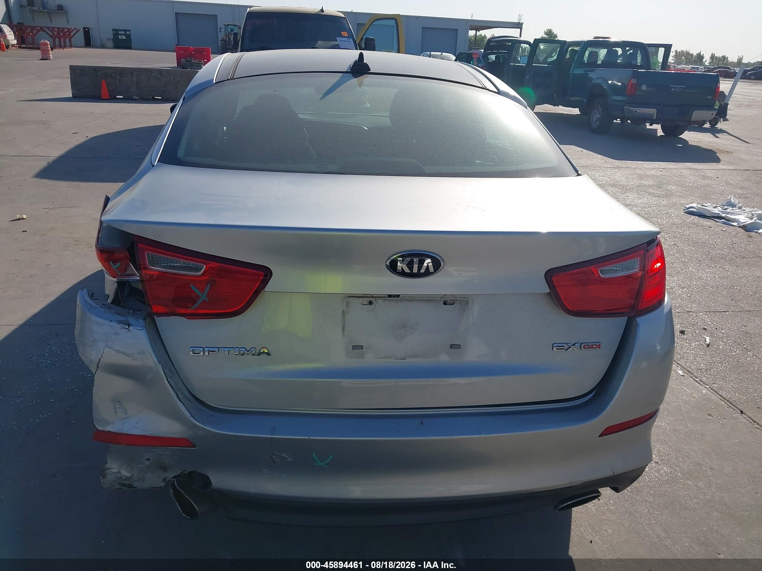 2015 Kia Optima Ex Silver vin: 5XXGN4A73FG513933