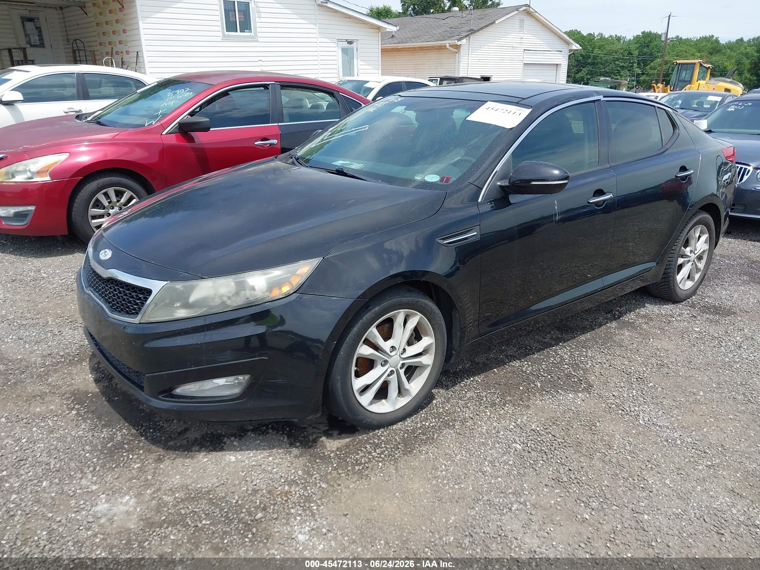 2012 Kia Optima Ex Black vin: 5XXGN4A74CG021973