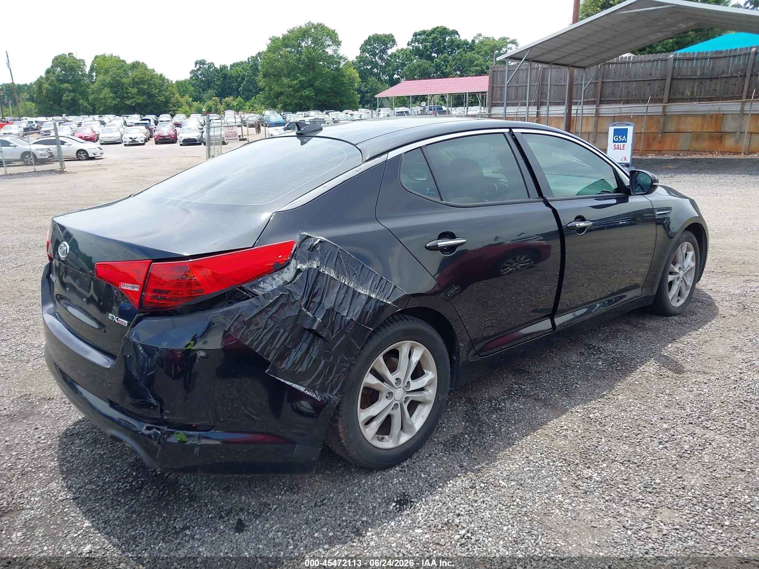 2012 Kia Optima Ex Black vin: 5XXGN4A74CG021973