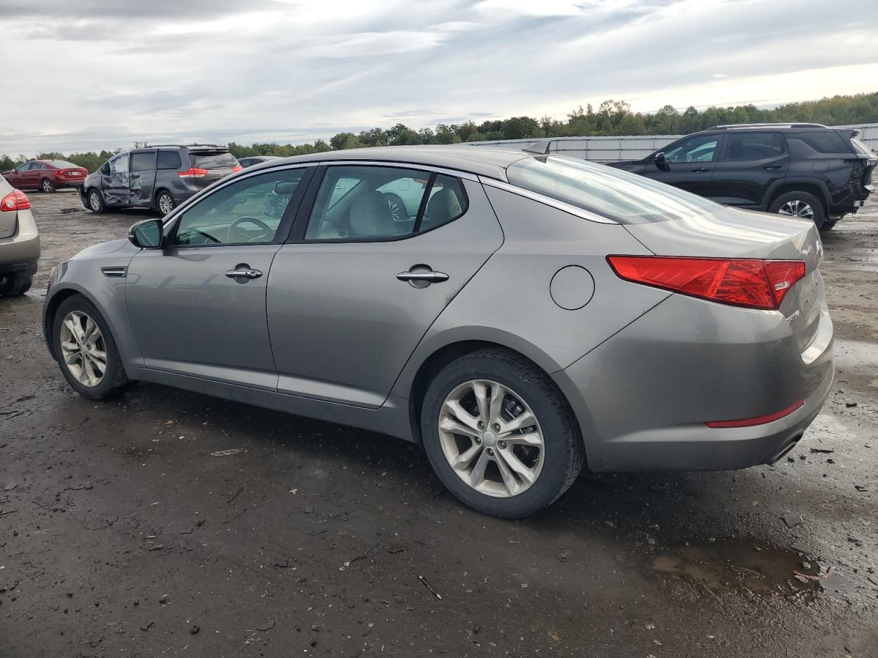 2012 Kia Optima Ex Серый vin: 5XXGN4A74CG026770