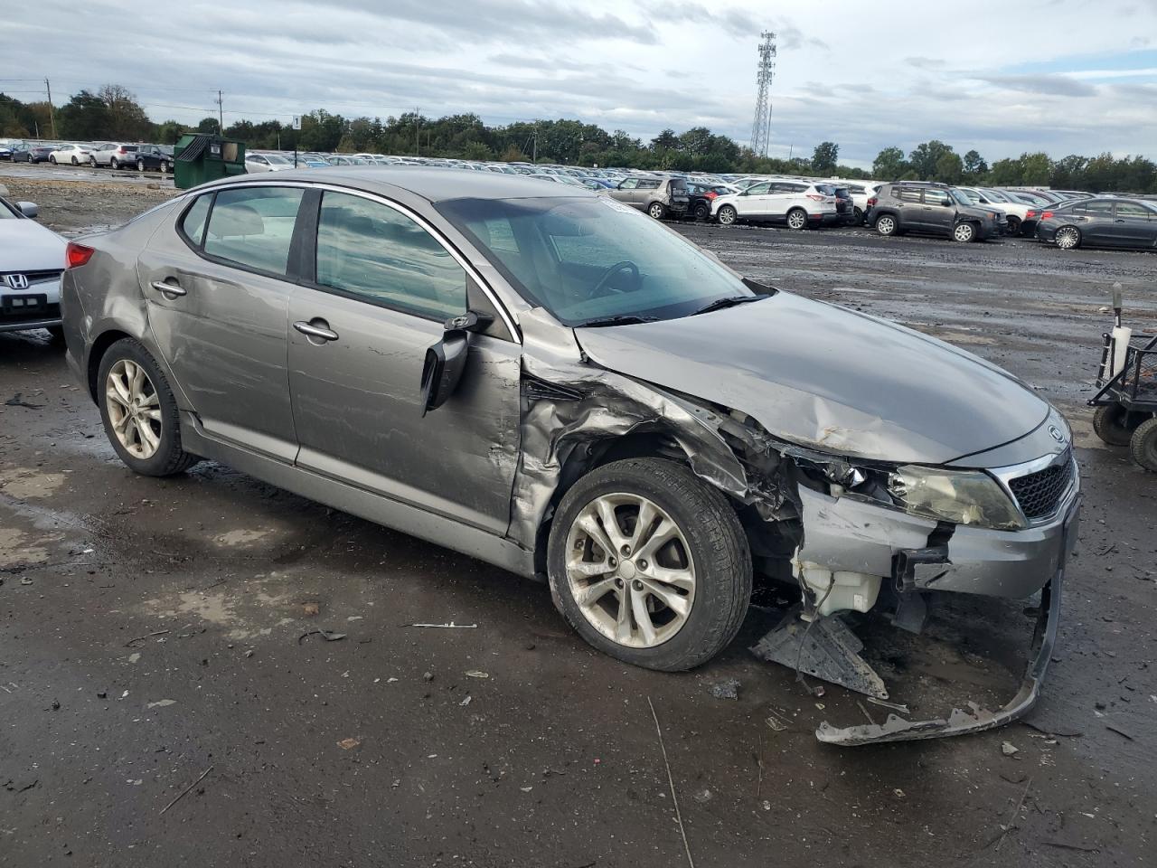 2012 Kia Optima Ex Серый vin: 5XXGN4A74CG026770