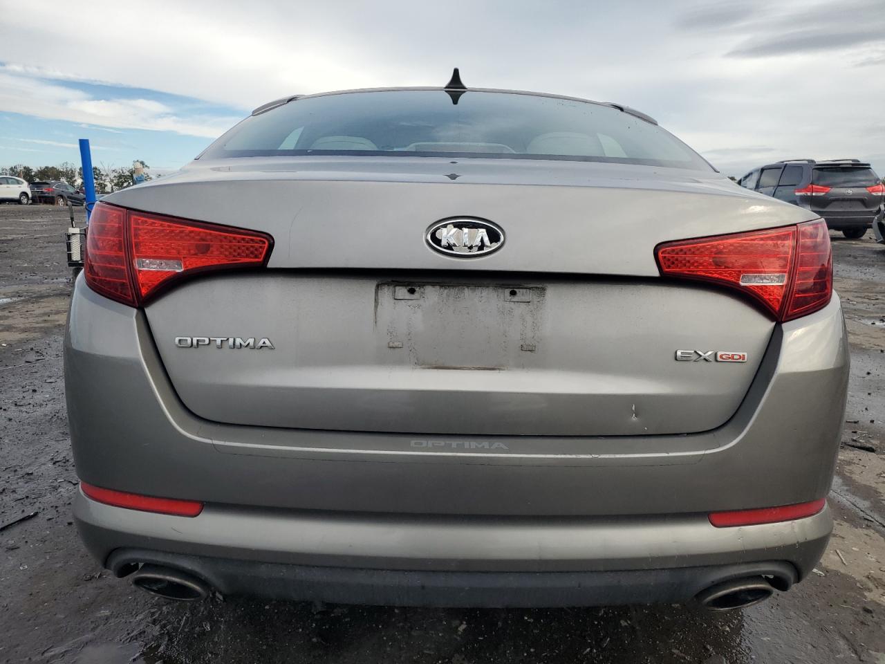 2012 Kia Optima Ex Серый vin: 5XXGN4A74CG026770