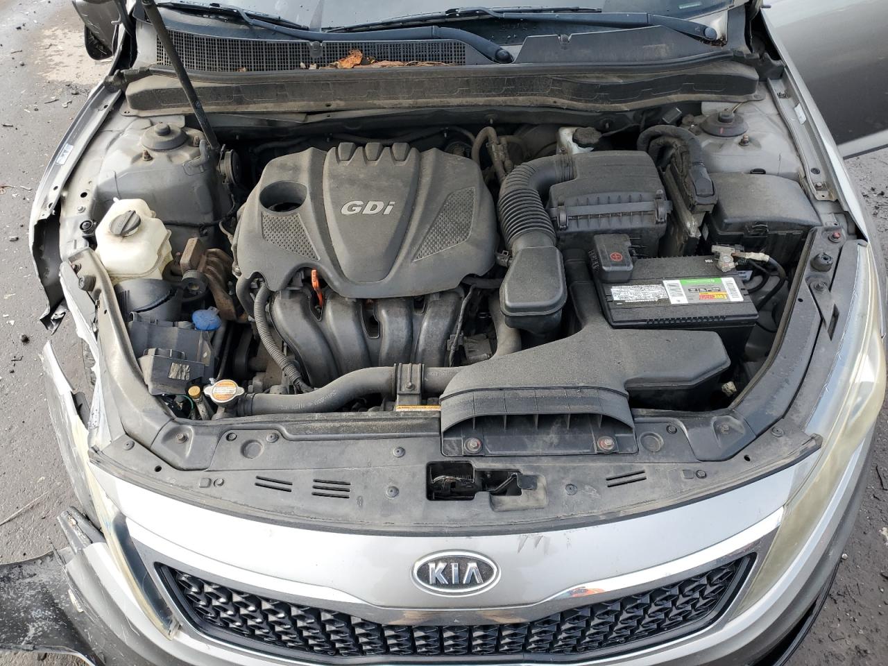 2012 Kia Optima Ex Серый vin: 5XXGN4A74CG026770