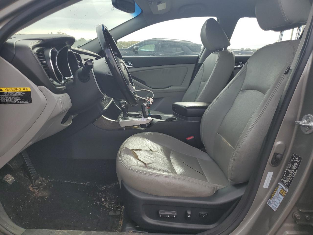 2012 Kia Optima Ex Серый vin: 5XXGN4A74CG026770