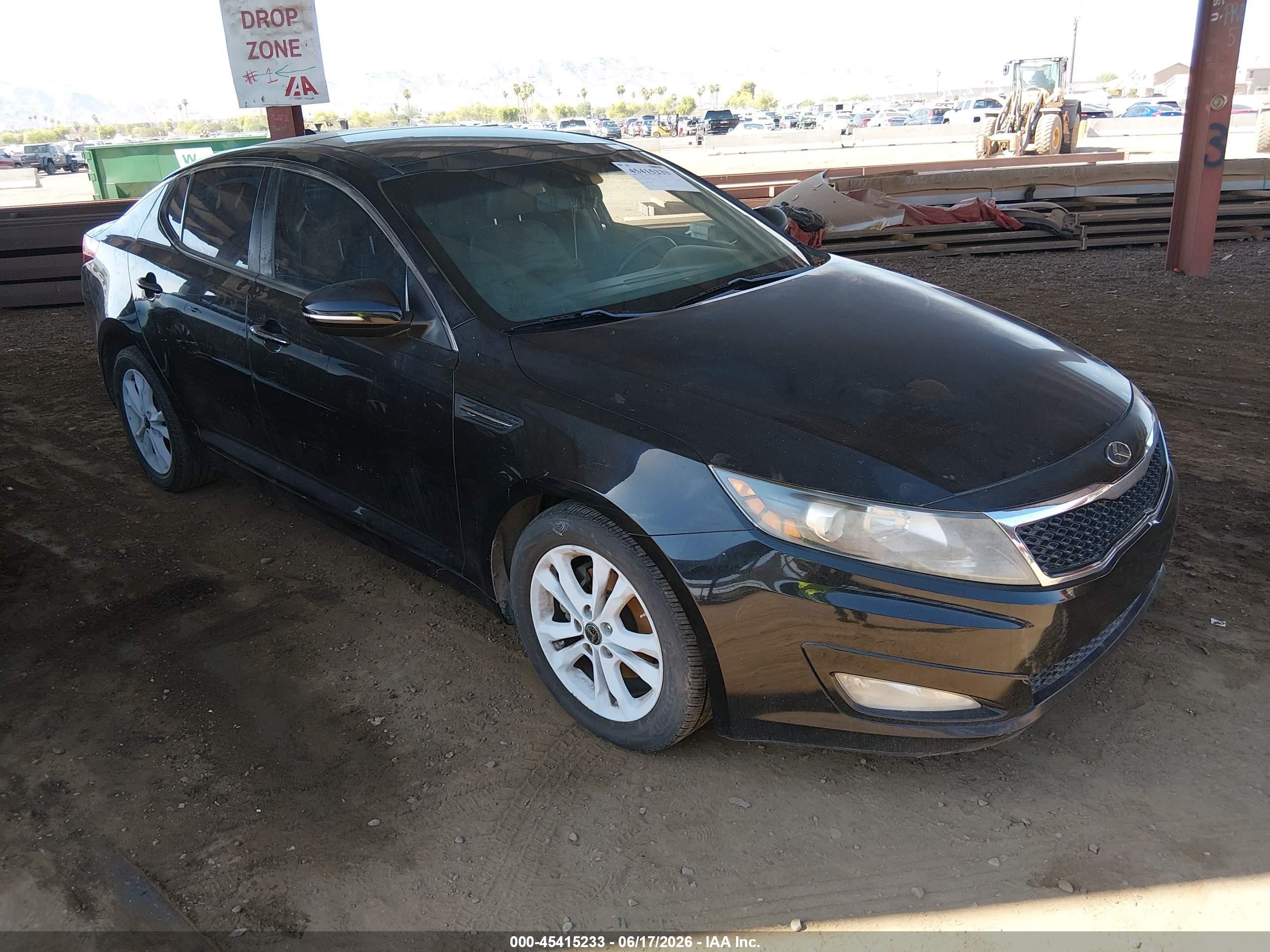 2013 Kia Optima Ex Black vin: 5XXGN4A74DG109908
