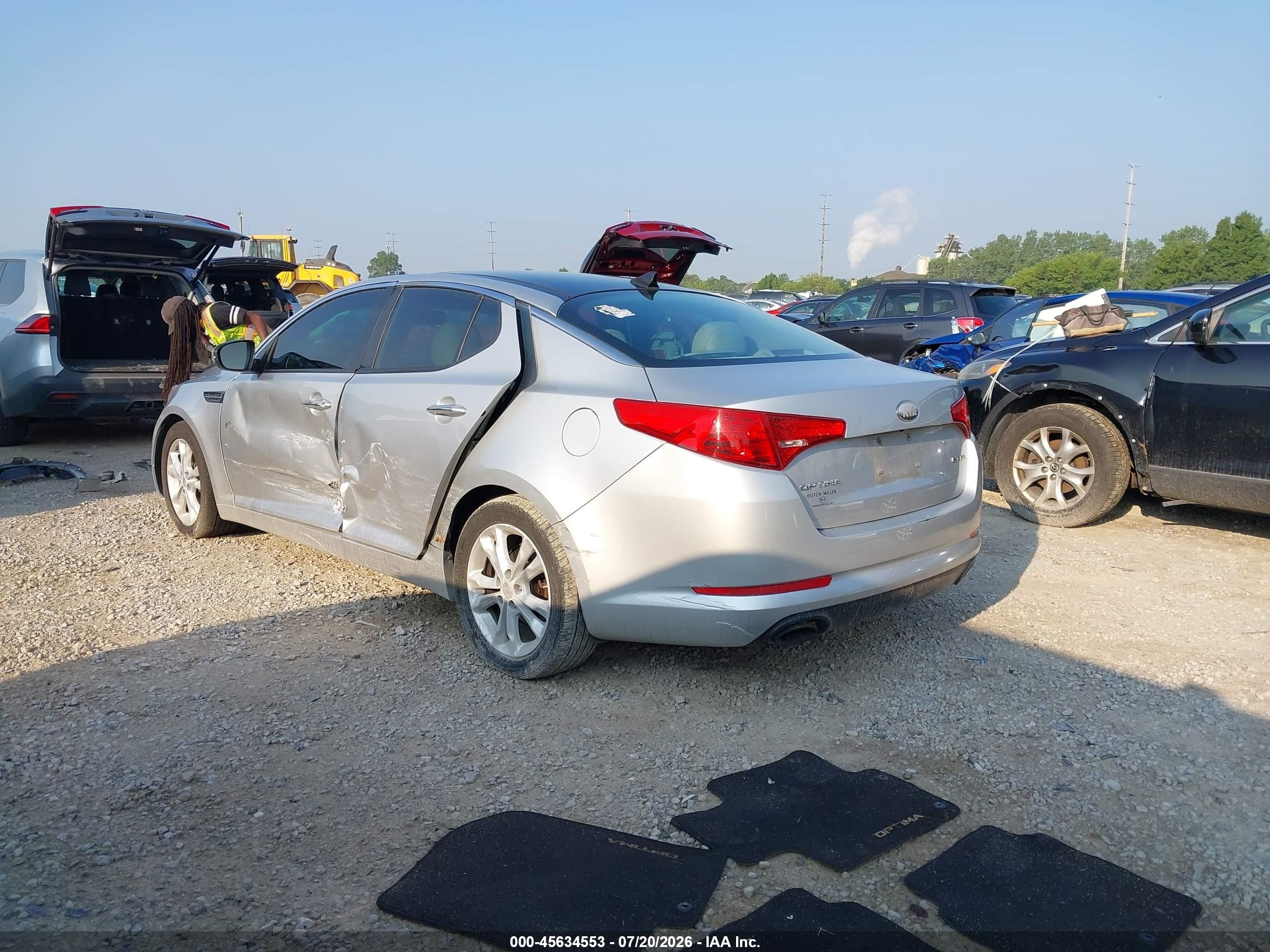 2013 Kia Optima Ex Silver vin: 5XXGN4A74DG192532