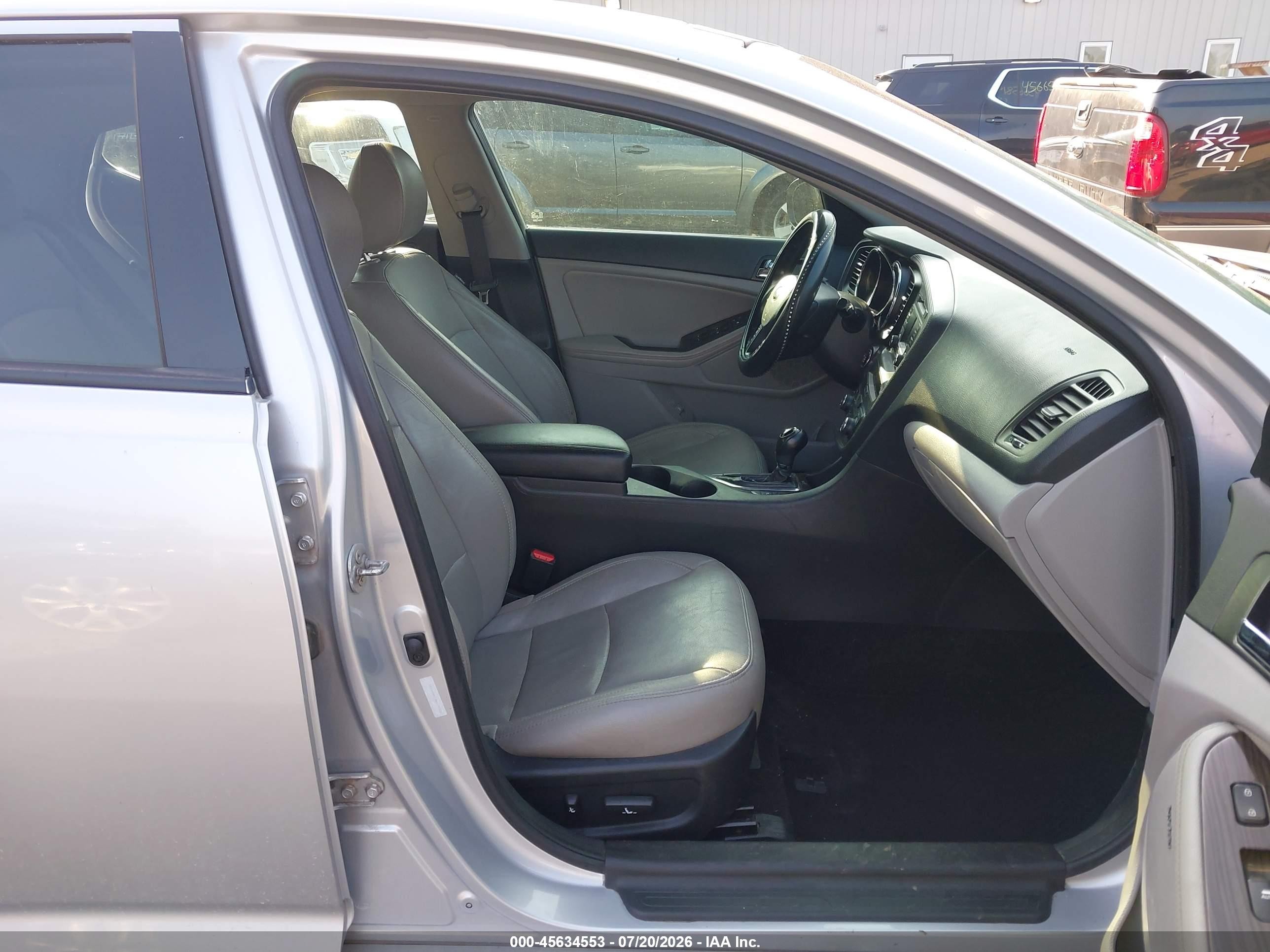 2013 Kia Optima Ex Silver vin: 5XXGN4A74DG192532