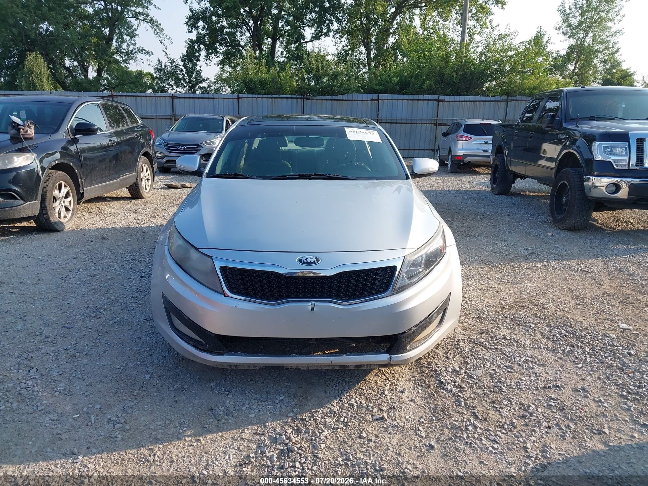 2013 Kia Optima Ex Silver vin: 5XXGN4A74DG192532