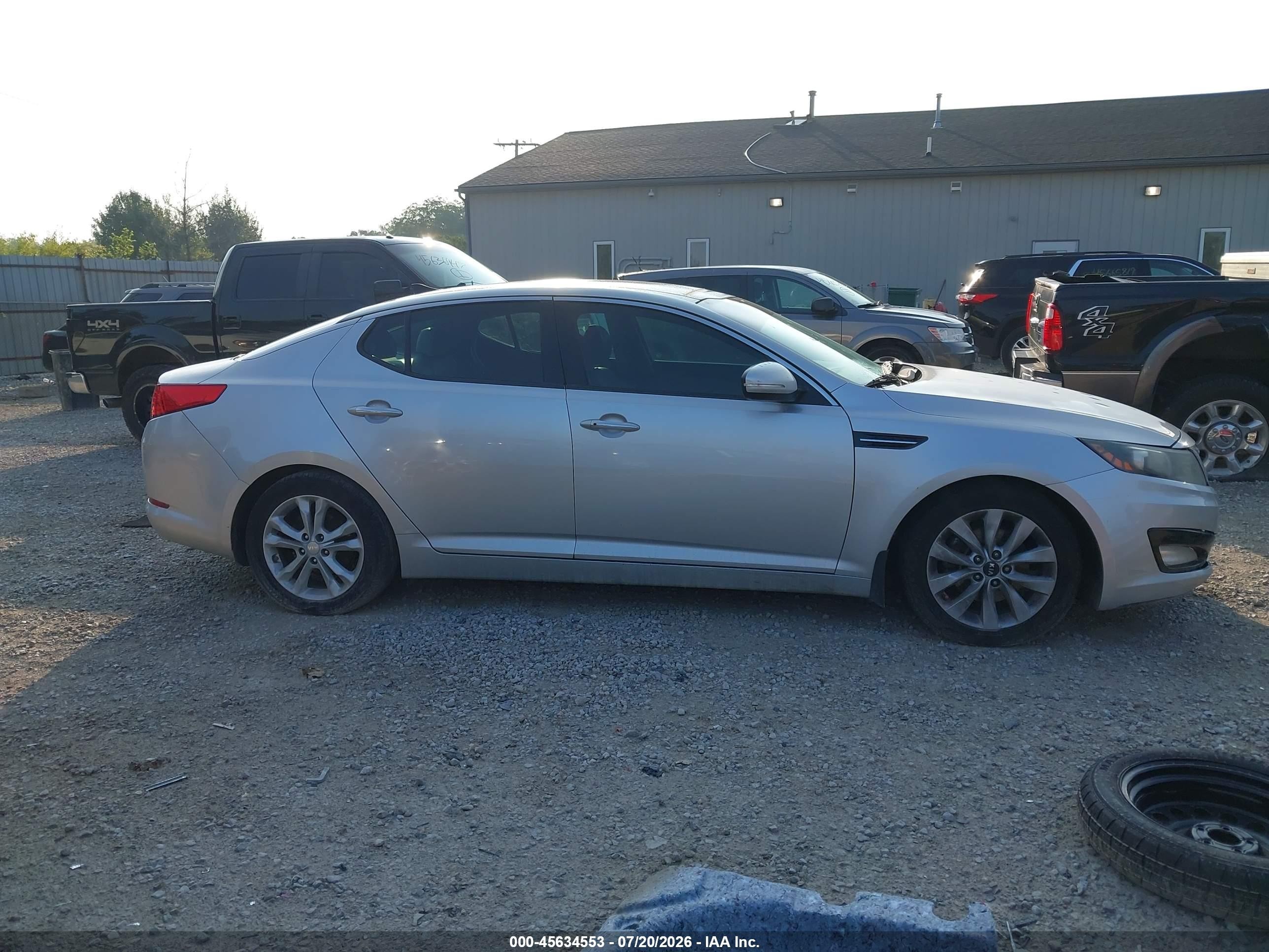 2013 Kia Optima Ex Silver vin: 5XXGN4A74DG192532