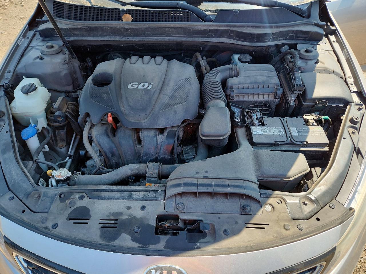2015 Kia Optima Ex Silver vin: 5XXGN4A74FG353089