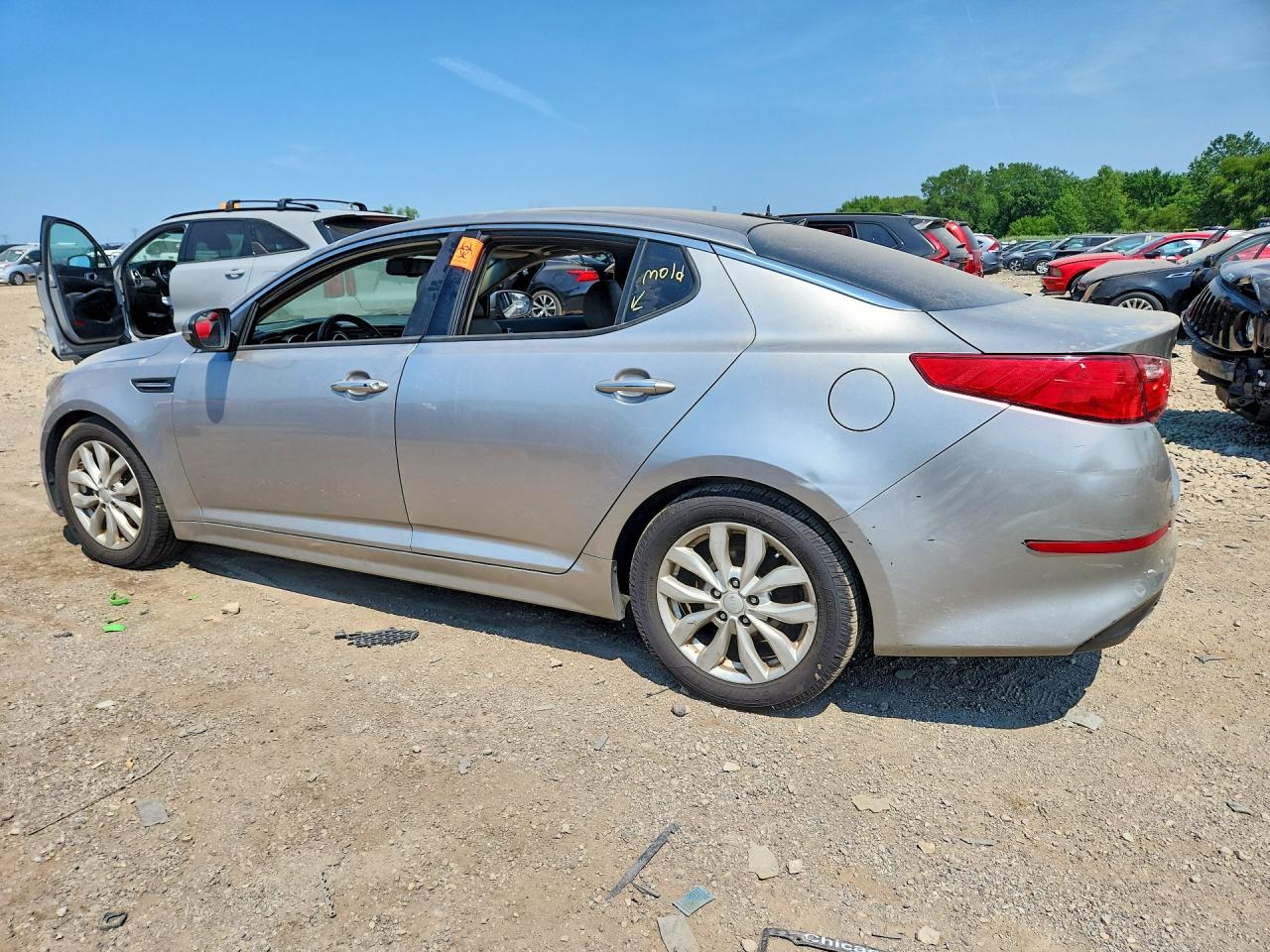 2015 Kia Optima Ex Silver vin: 5XXGN4A74FG353089