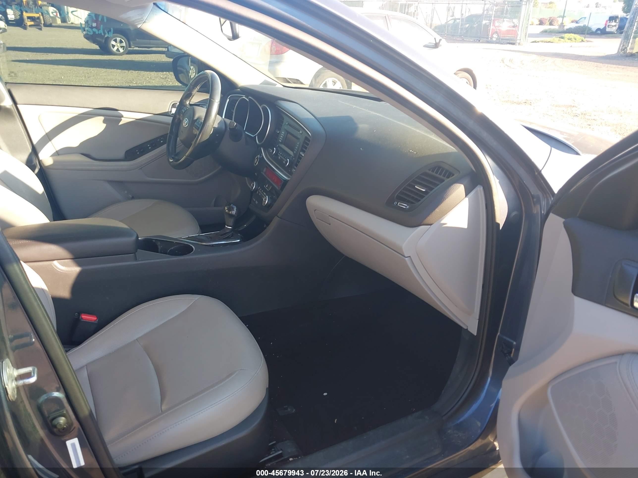 2015 Kia Optima Ex Серый vin: 5XXGN4A74FG377456