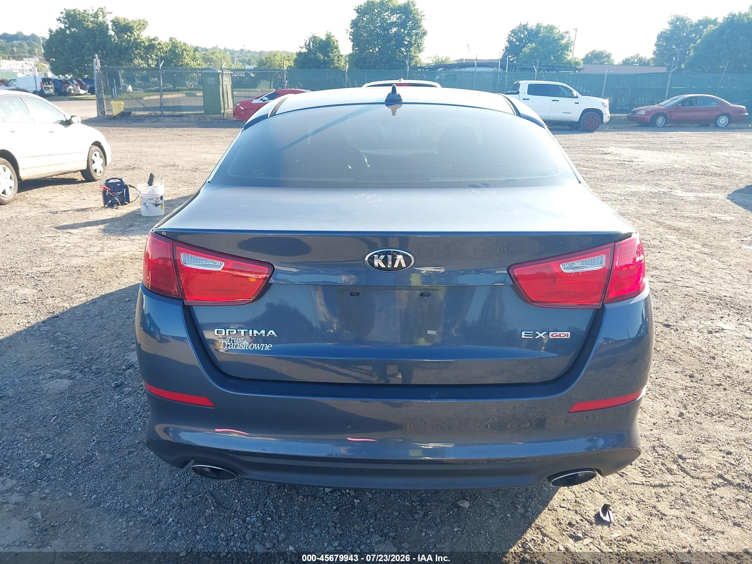 2015 Kia Optima Ex Серый vin: 5XXGN4A74FG377456