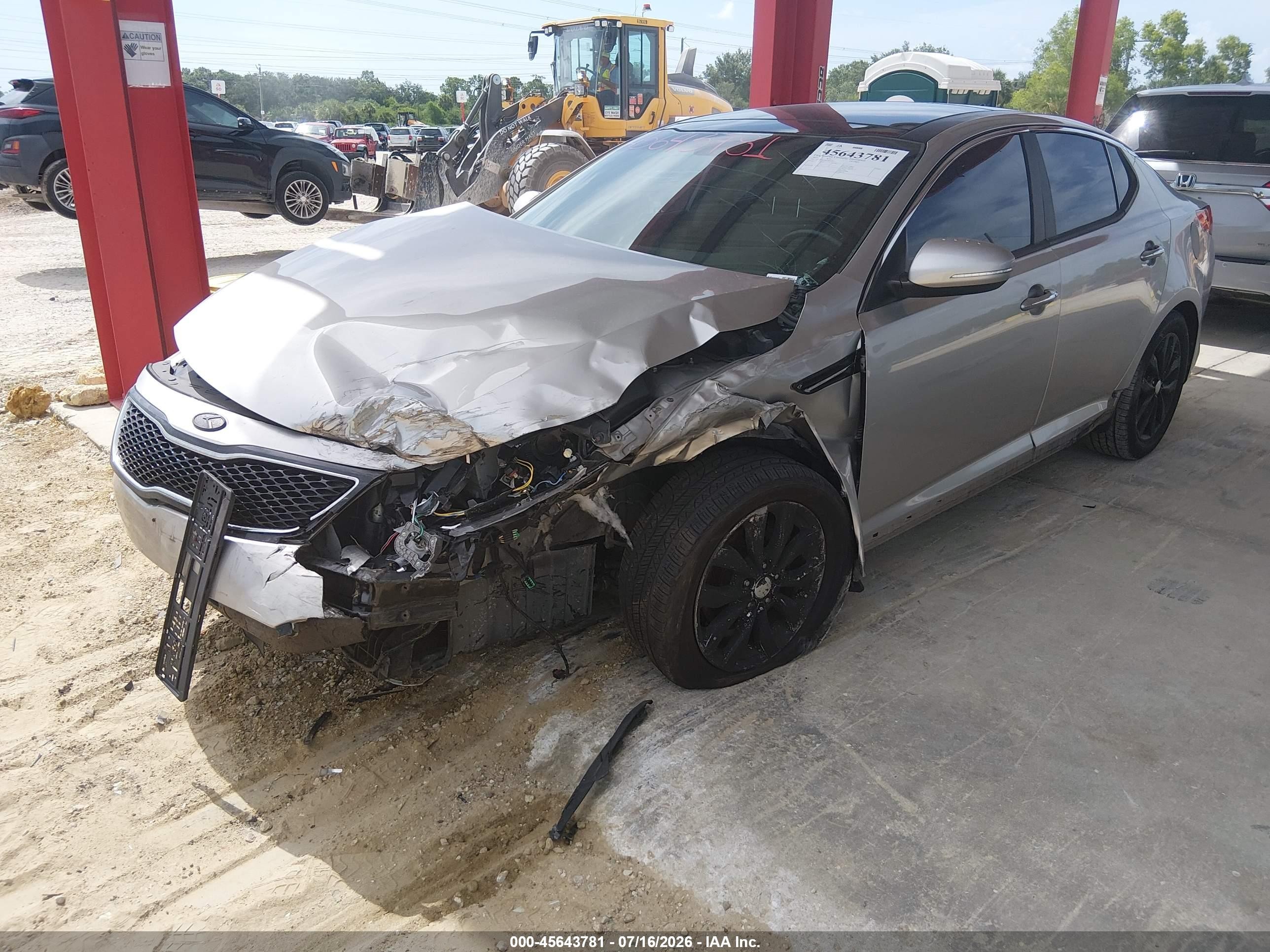 2015 Kia Optima Ex Серебряный vin: 5XXGN4A74FG409189