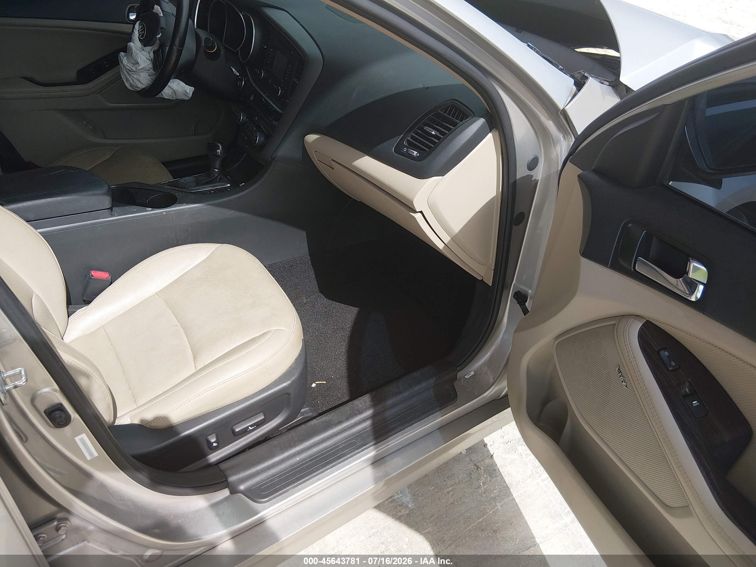 2015 Kia Optima Ex Серебряный vin: 5XXGN4A74FG409189