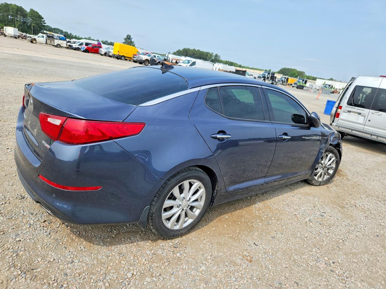 2015 Kia Optima Ex Blue vin: 5XXGN4A74FG491330