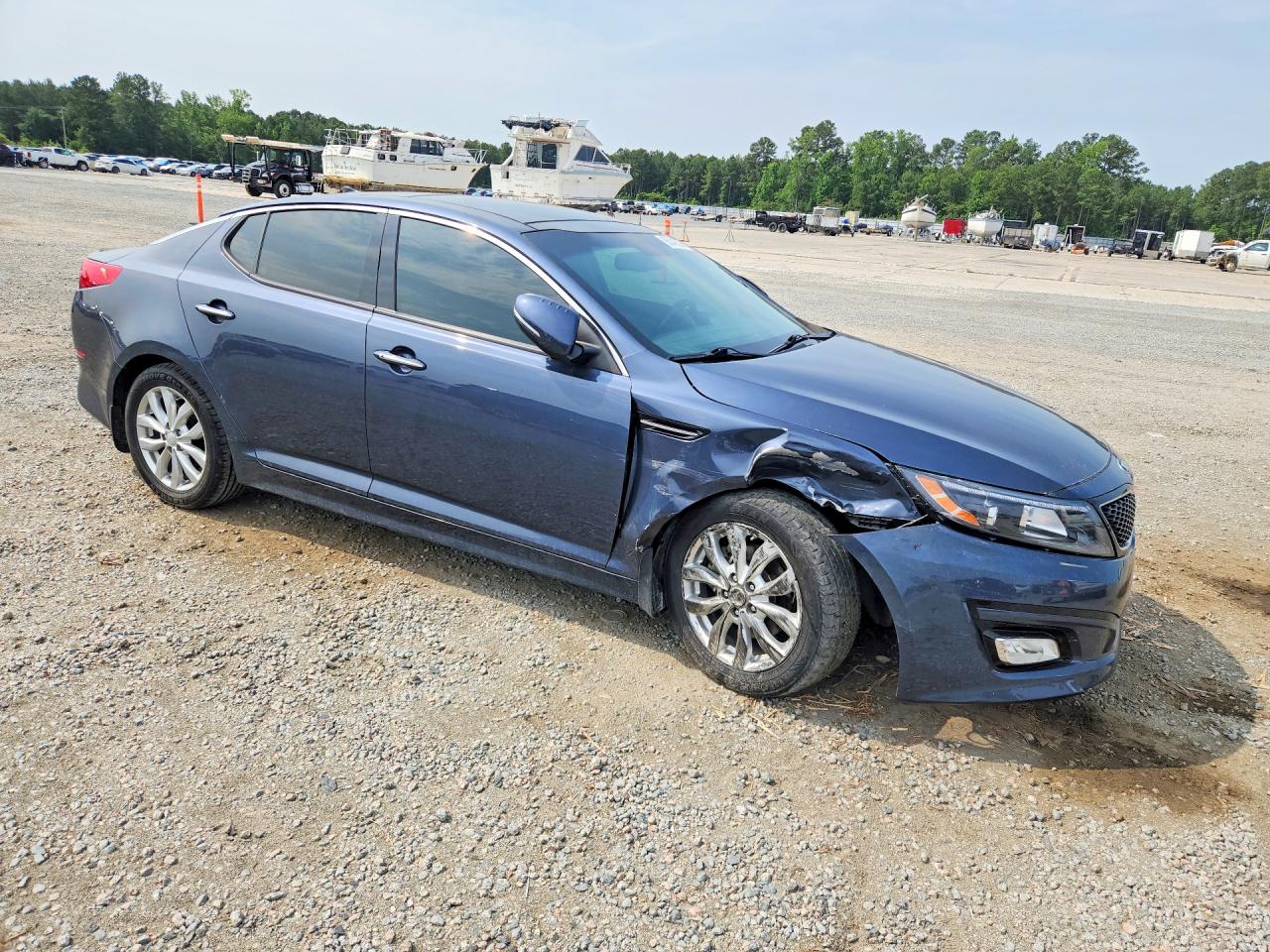 2015 Kia Optima Ex Blue vin: 5XXGN4A74FG491330