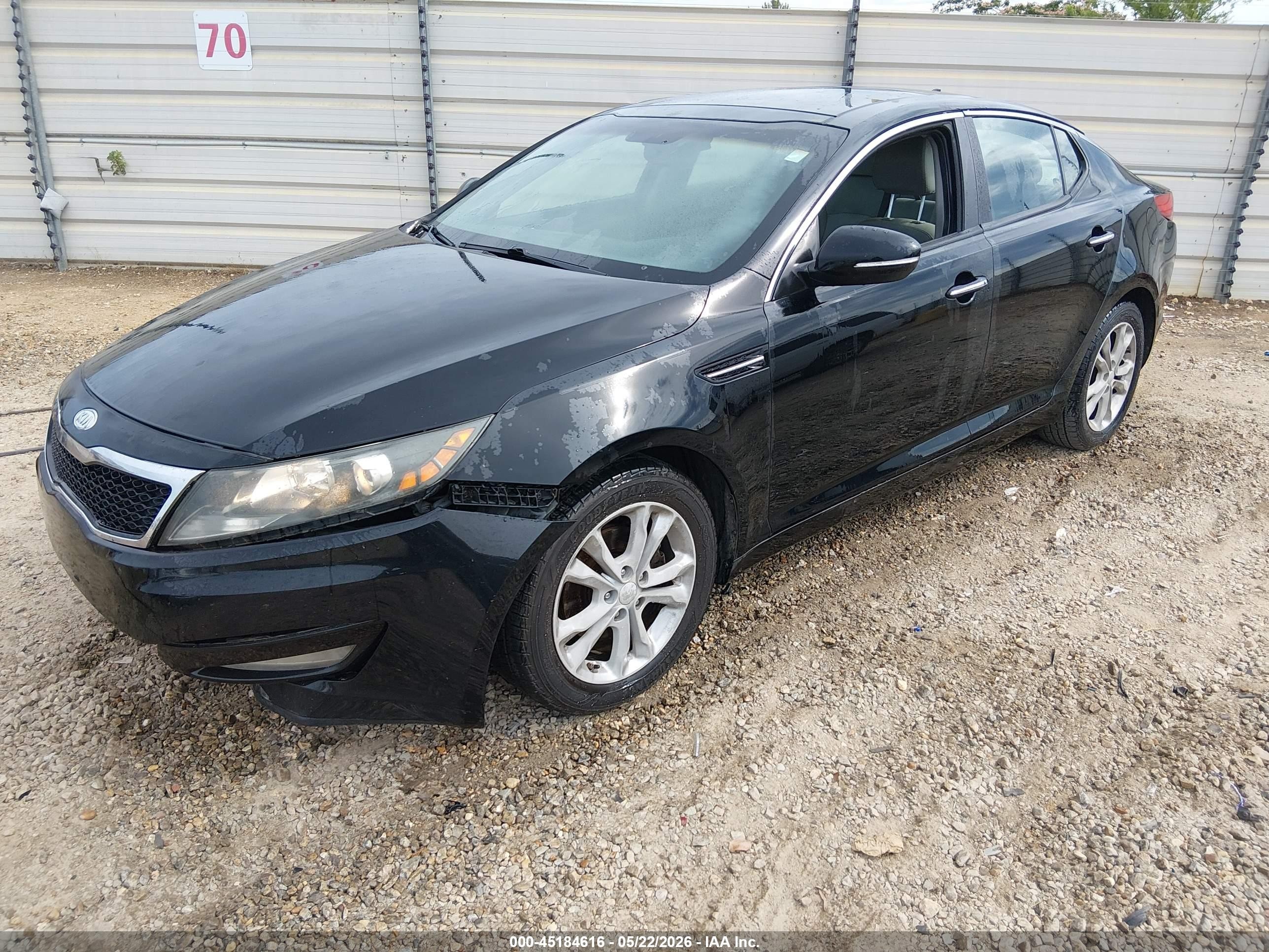 2012 Kia Optima Ex Black vin: 5XXGN4A75CG038796