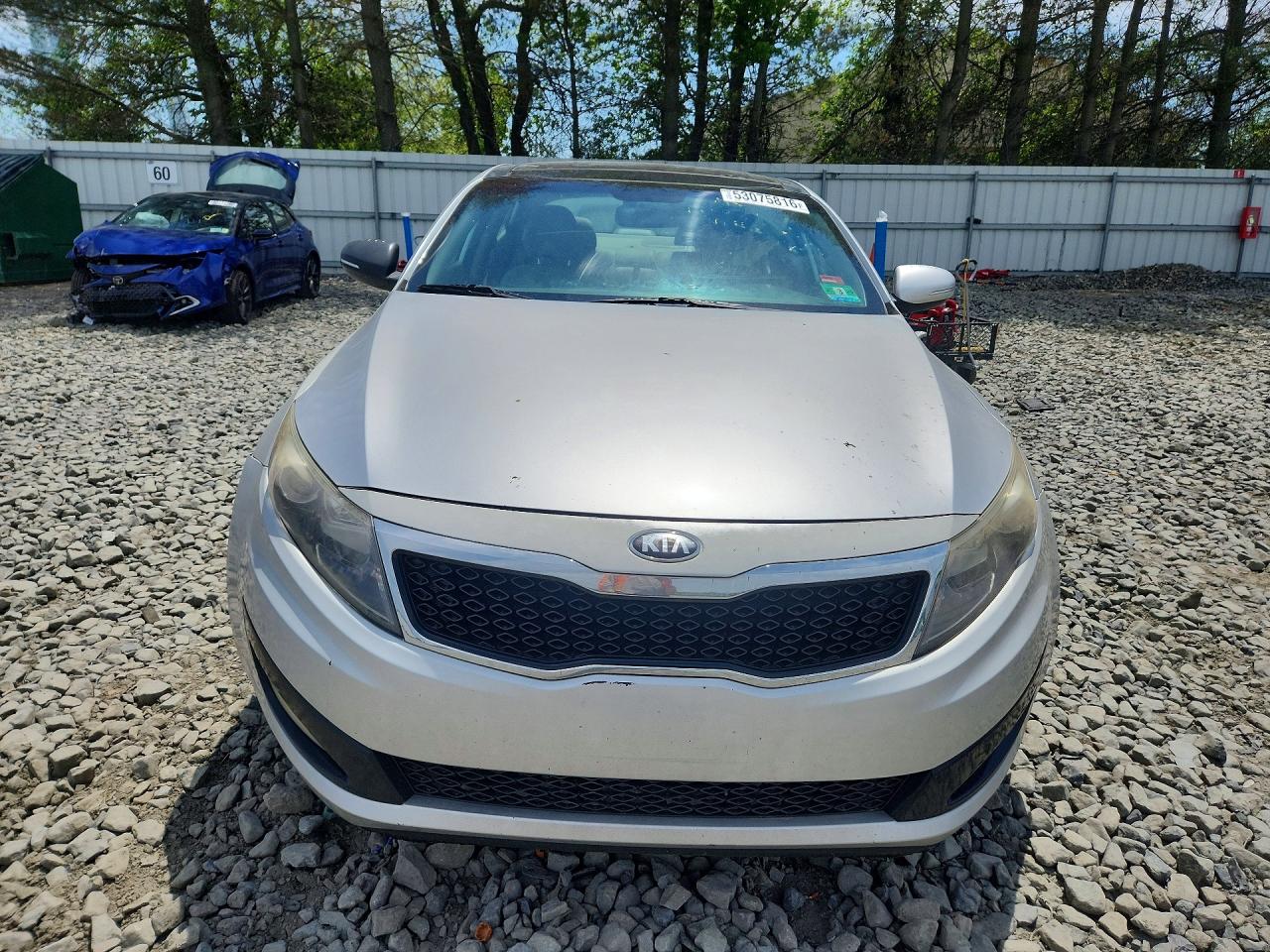 2013 Kia Optima Ex Silver vin: 5XXGN4A75DG163220