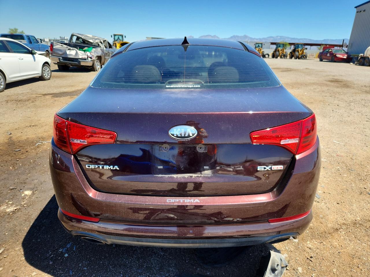 2013 Kia Optima Ex Purple vin: 5XXGN4A75DG211864