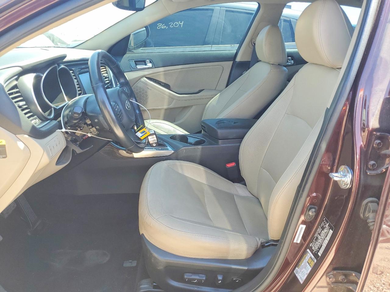 2014 Kia Optima Ex Burgundy vin: 5XXGN4A75EG312596