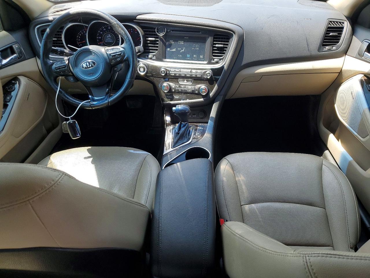 2015 Kia Optima Ex White vin: 5XXGN4A75FG359810