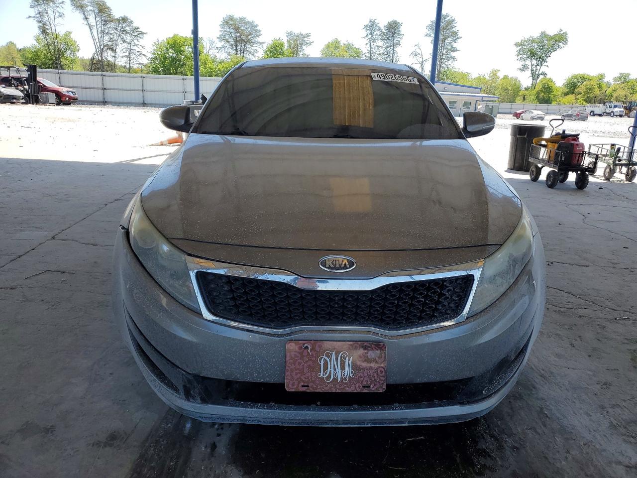 2012 Kia Optima Ex Gray vin: 5XXGN4A76CG038564