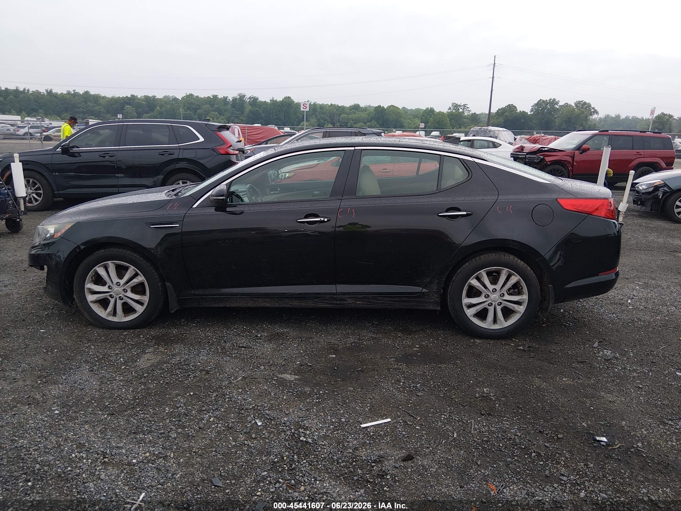 2013 Kia Optima Ex Black vin: 5XXGN4A76DG092948