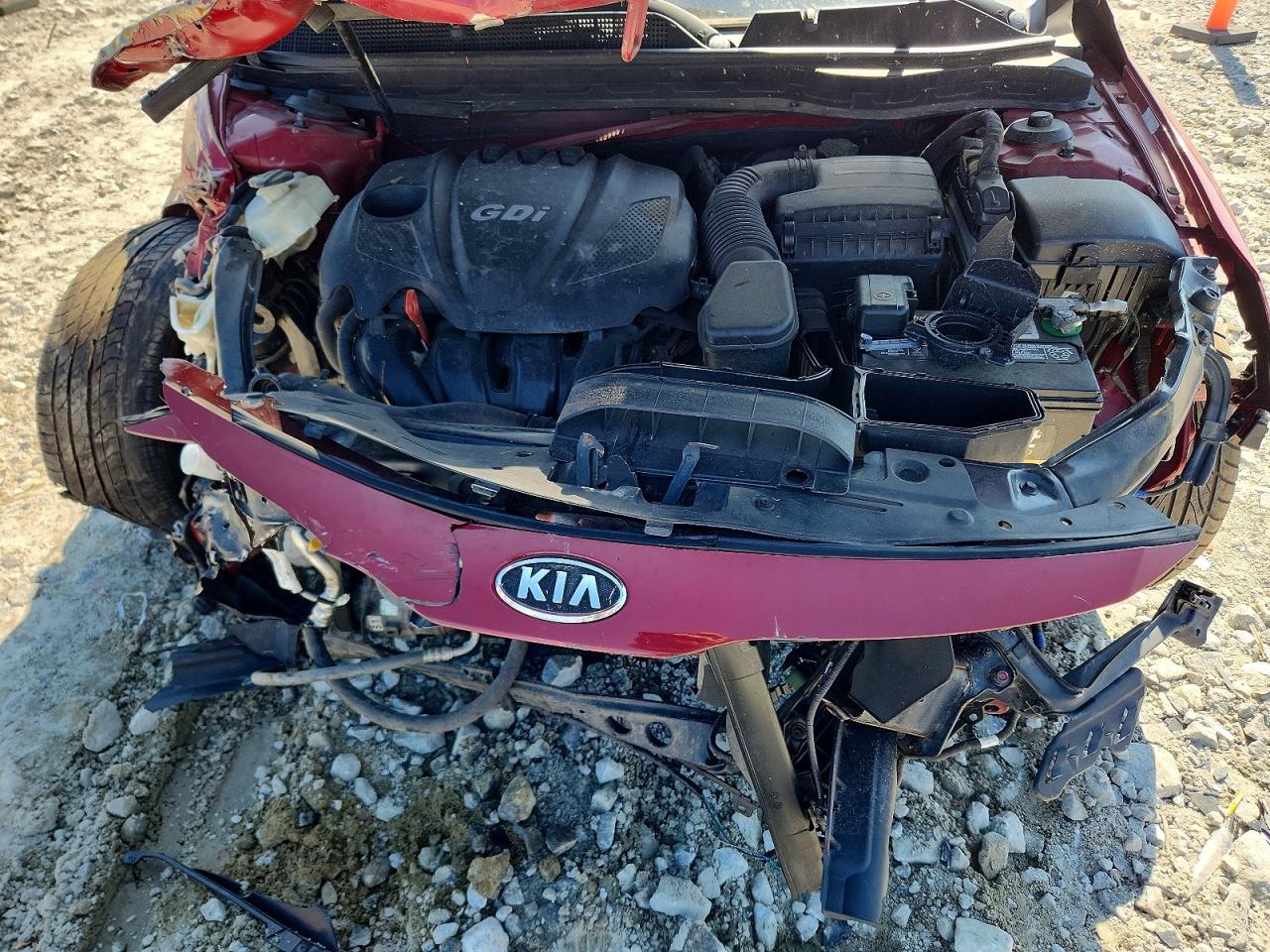 2013 Kia Optima Ex Red vin: 5XXGN4A76DG245666