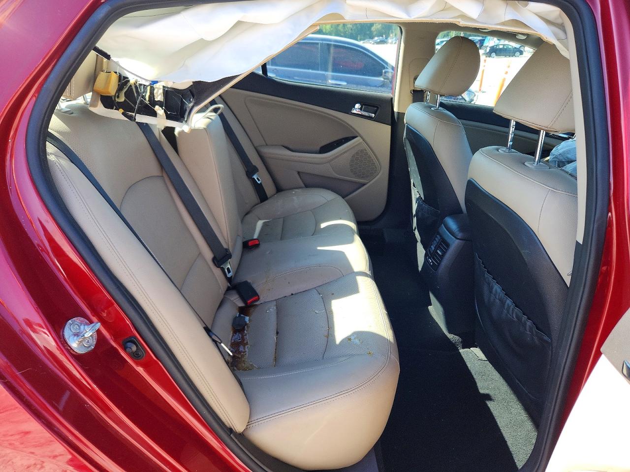 2013 Kia Optima Ex Red vin: 5XXGN4A76DG245666