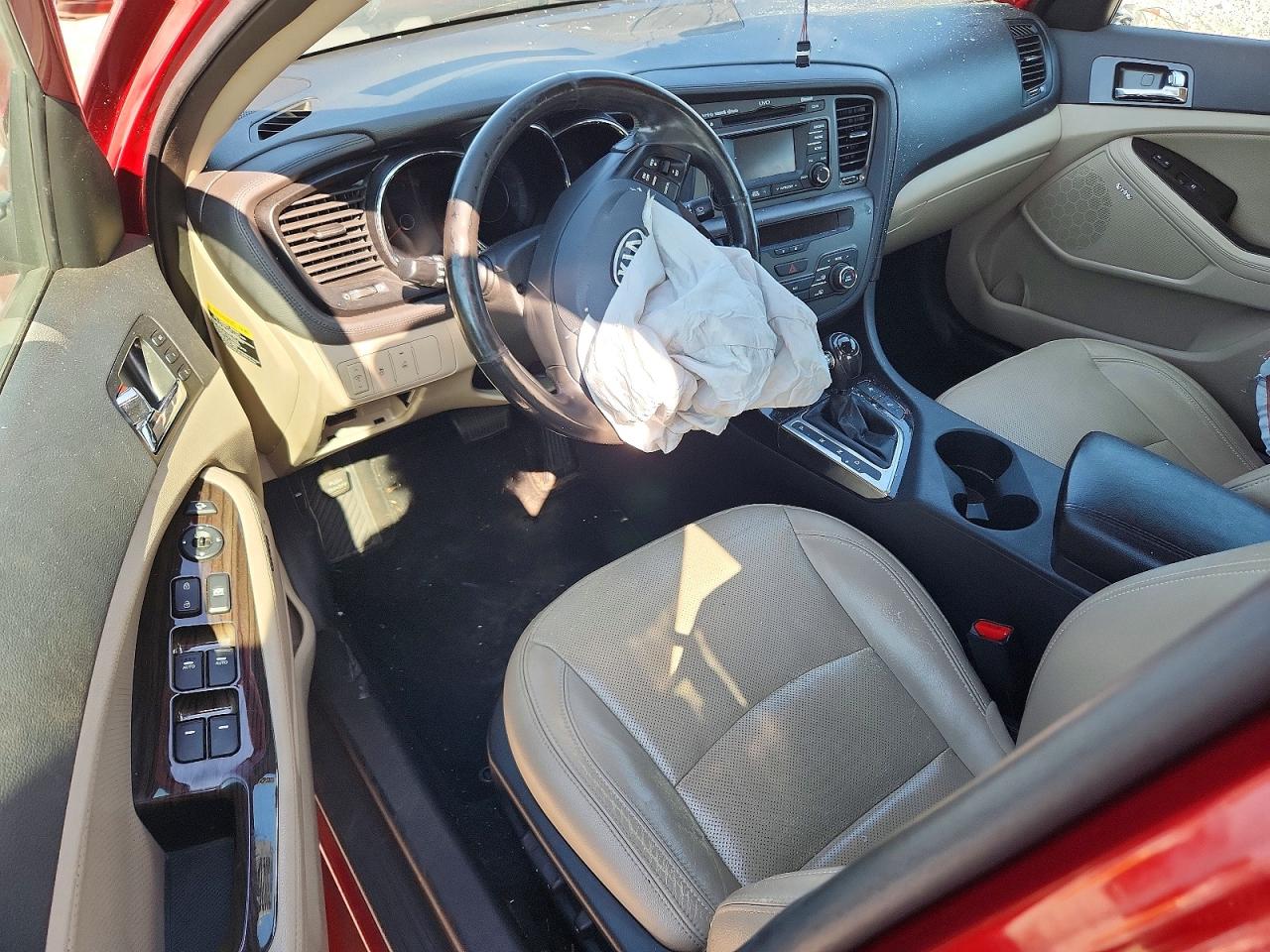 2013 Kia Optima Ex Red vin: 5XXGN4A76DG245666