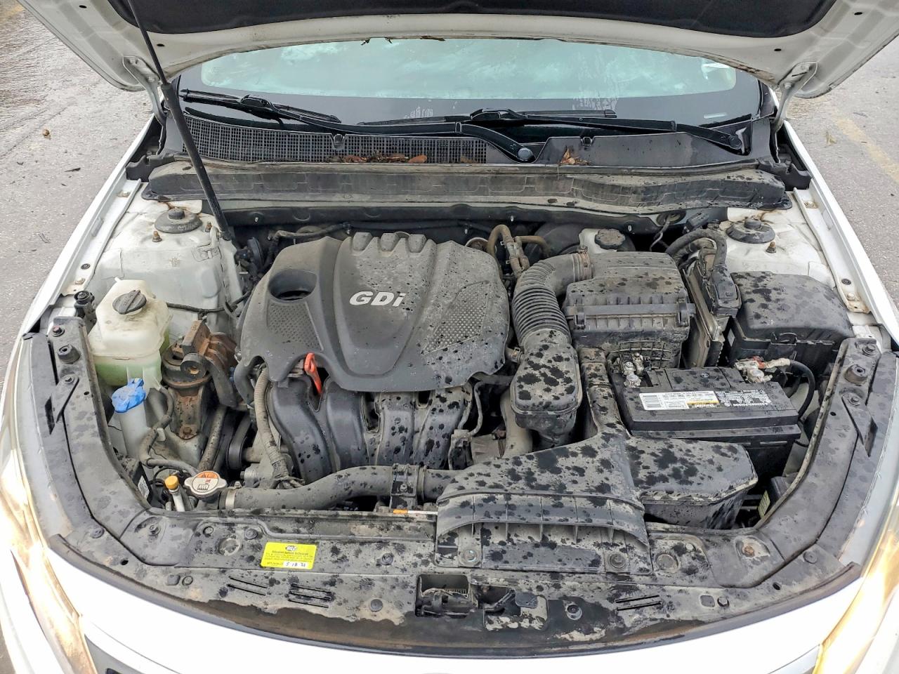 2013 Kia Optima Ex White vin: 5XXGN4A76DG248552