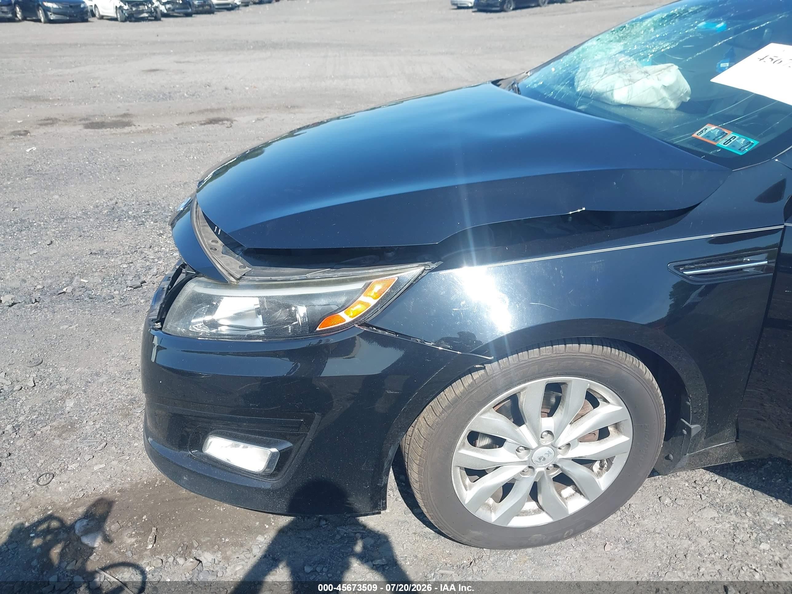 2014 Kia Optima Ex Black vin: 5XXGN4A76EG288325