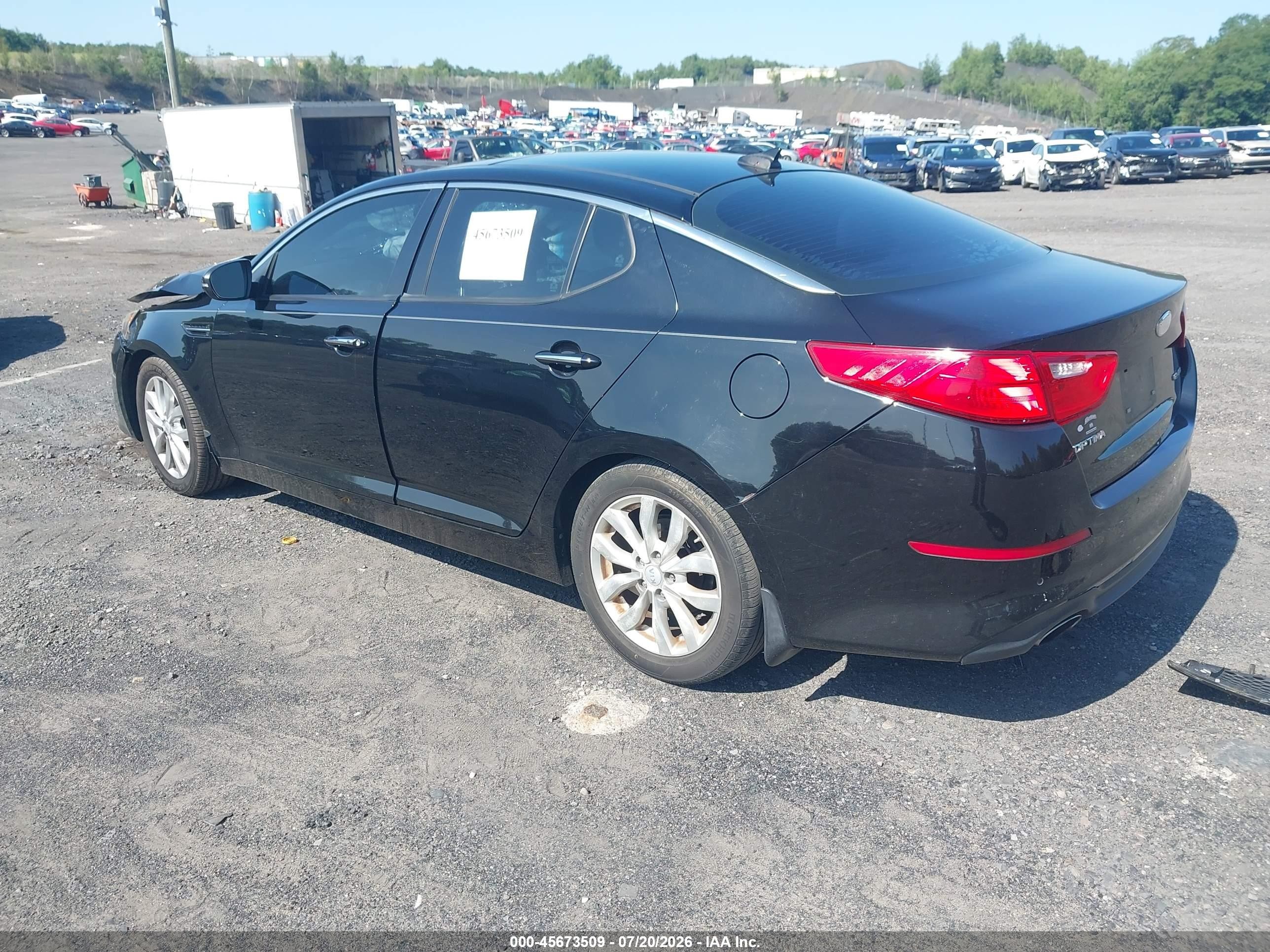 2014 Kia Optima Ex Black vin: 5XXGN4A76EG288325